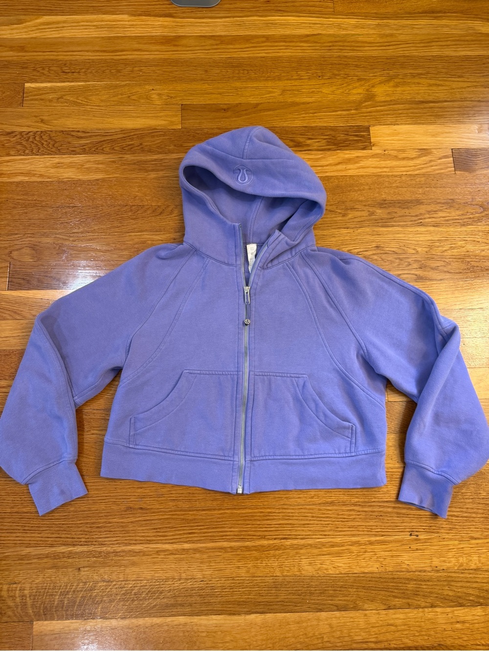 Lululemon Scuba Oversized Full-Zip Hoodie Dark Lavender/Light Purple - Size XS/S